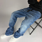 Blue Fashion Nova Flare Jeans