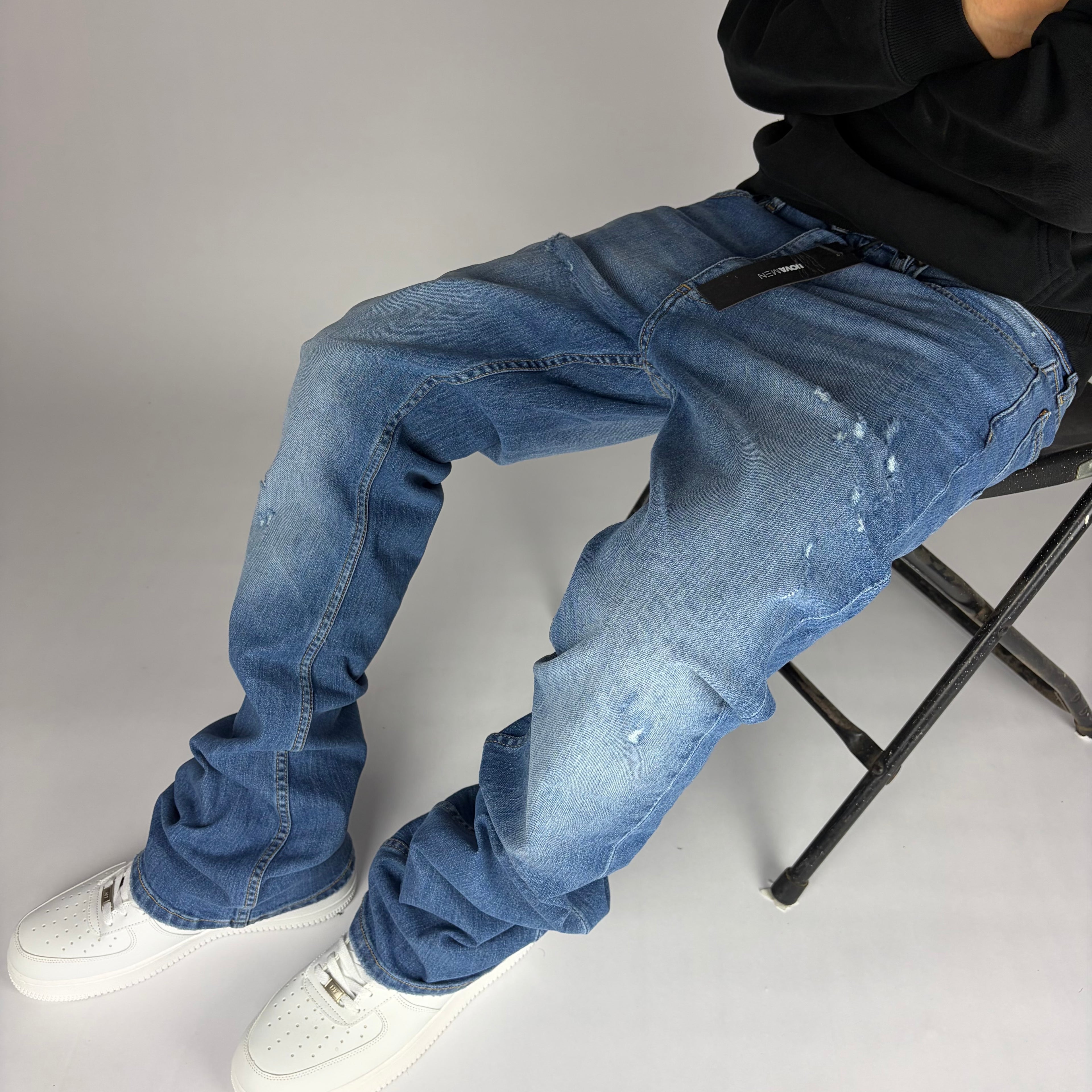 Blue Fashion Nova Flare Jeans