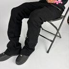Black Fashion Nova Flare Jeans