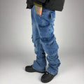 Pocket Flare Cargo Jeans