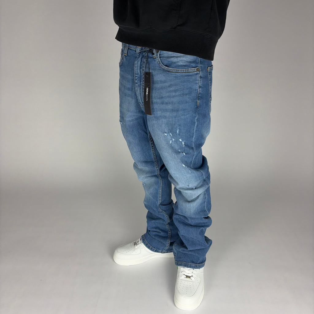 Blue Fashion Nova Flare Jeans