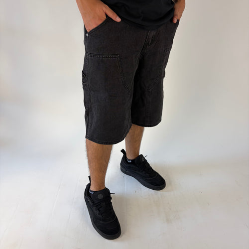 Black Carpenter Baggy Shorts