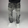 Fashion Nova Flare Cargo Jeans
