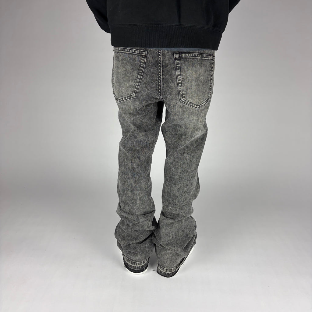 Grey Fashion Nova Flare Jeans