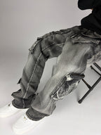 Fashion Nova Flare Cargo Jeans