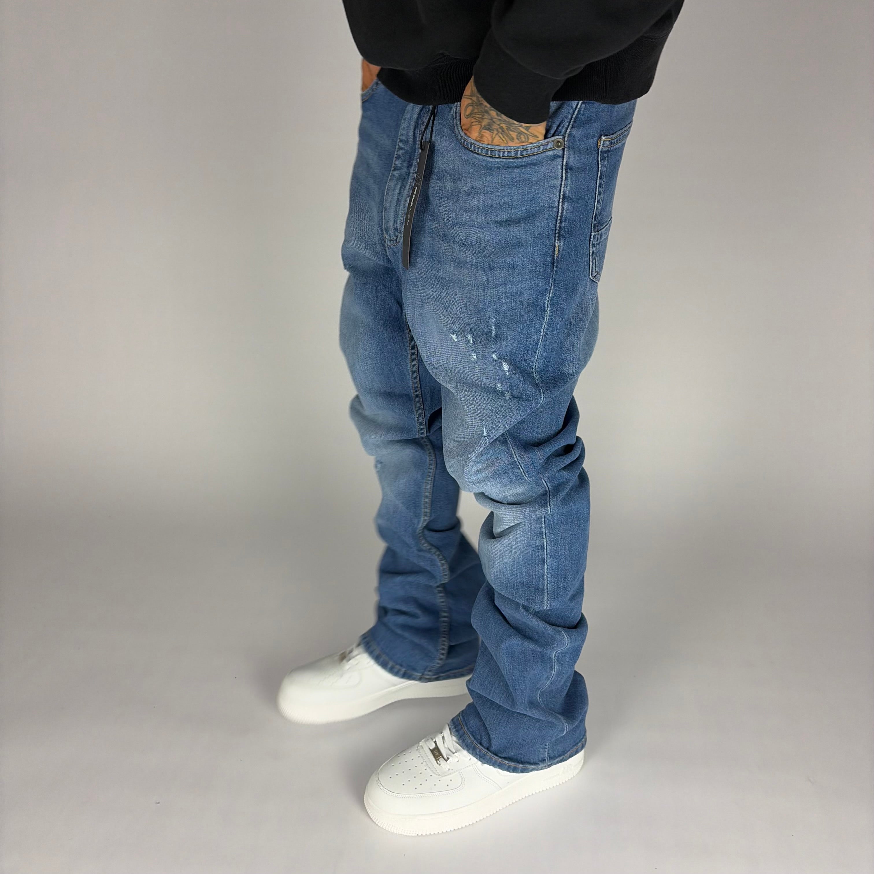 Blue Fashion Nova Flare Jeans