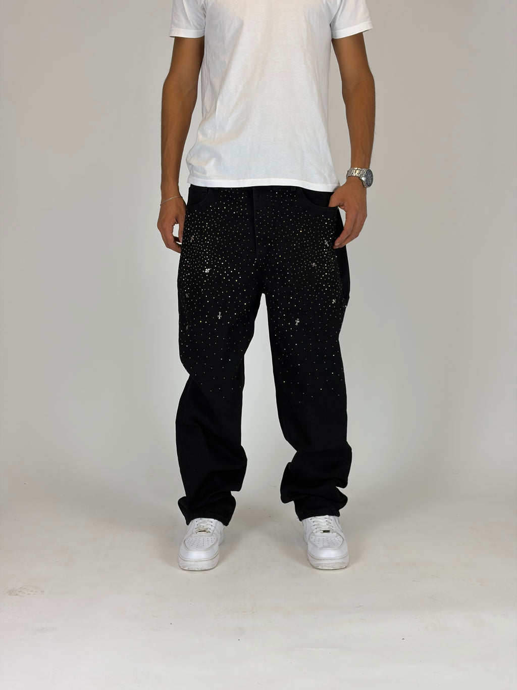 Night Cross Loose Fit Jeans