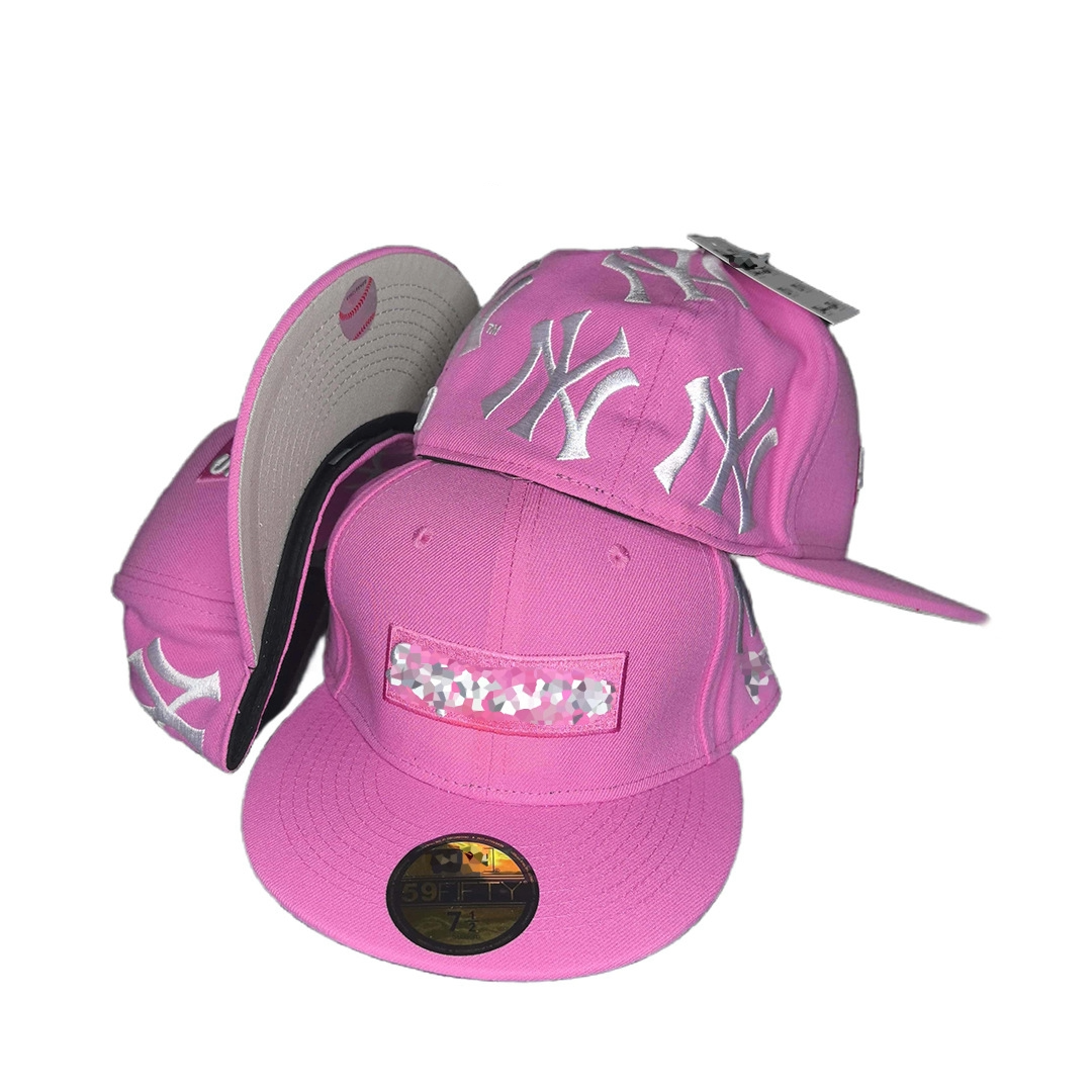 Jockey Los Angeles 59Fifty Pink & White Design New Era