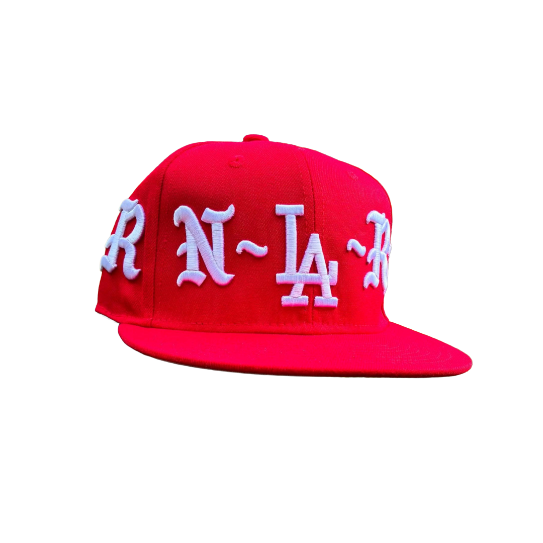 Jockey Los Angeles 59Fifty Red & White Design New Era