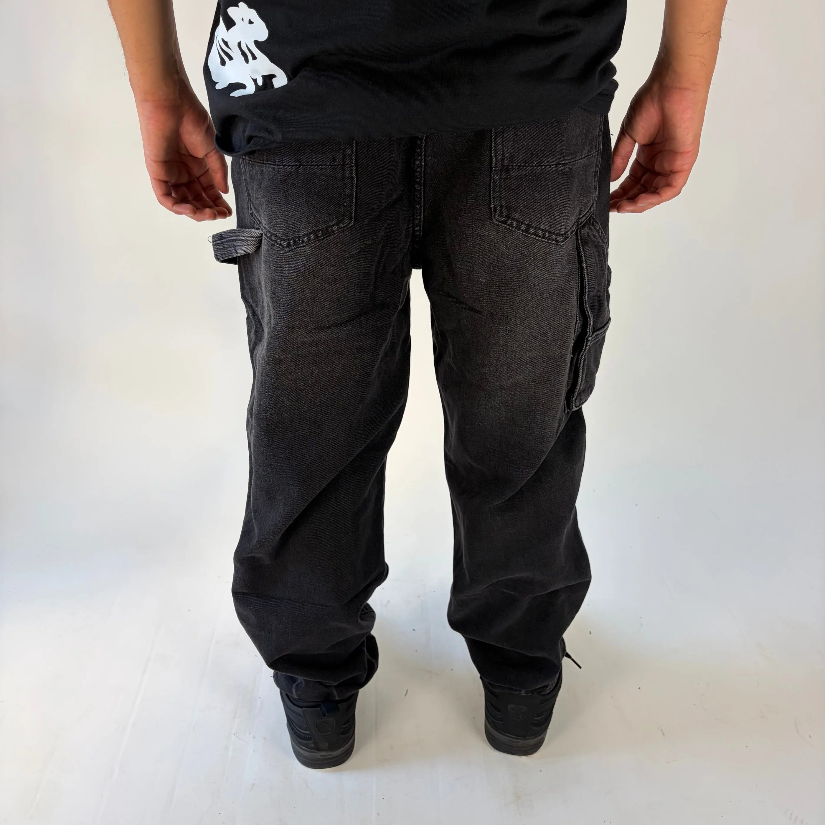 Black Carpenter Jeans hombre Stylo 88, vista adicional — denim streetwear Chile