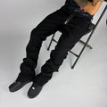 Black Fashion Nova Flare Jeans hombre Stylo 88, vista frontal — denim streetwear Chile