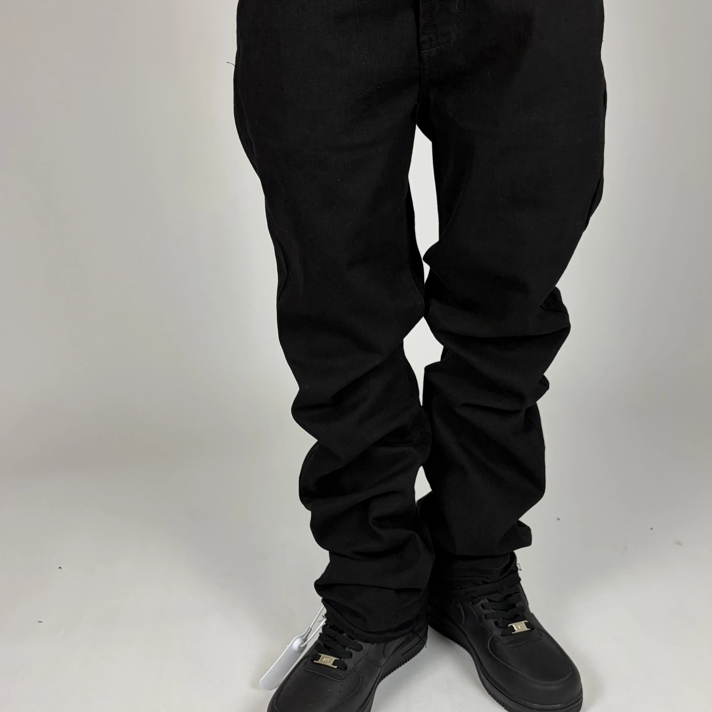 Black Flare Jeans lateral