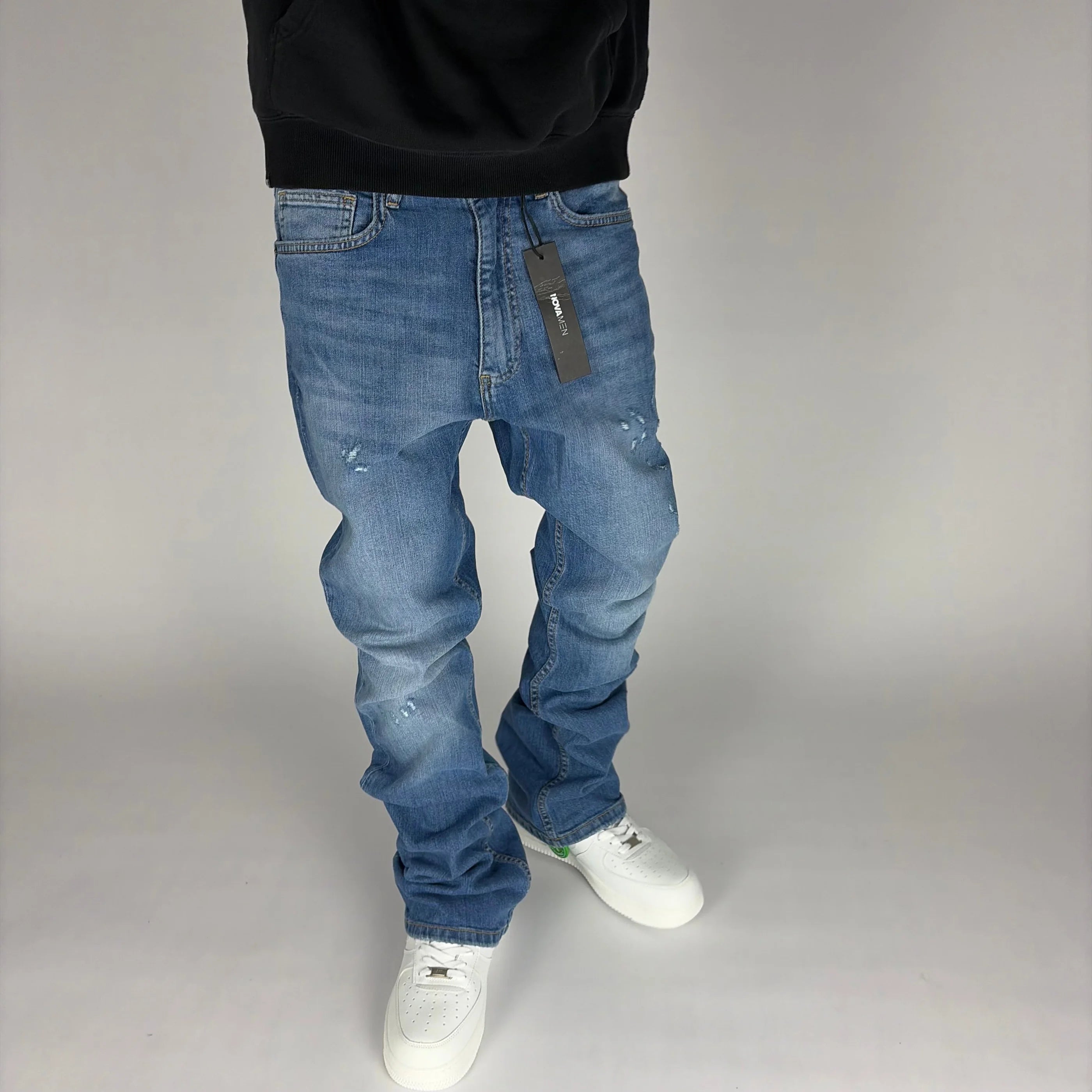 Blue Fashion Nova Flare Jeans hombre Stylo 88, vista frontal — denim streetwear Chile