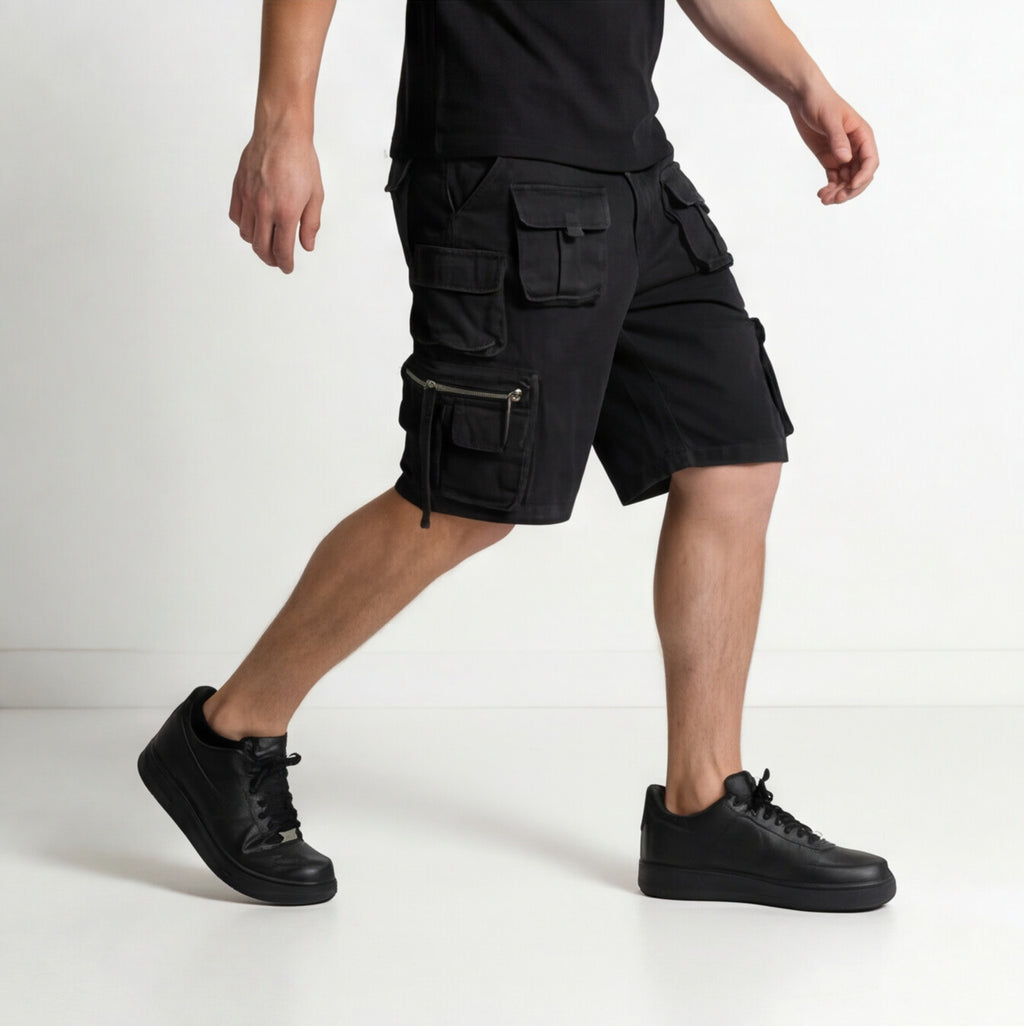 Black Carpenter Shorts