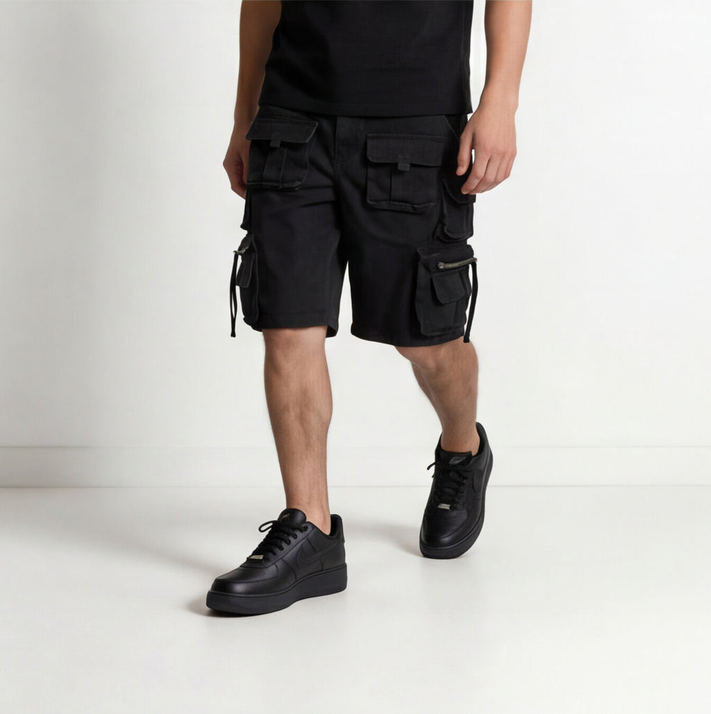 Black Carpenter Shorts
