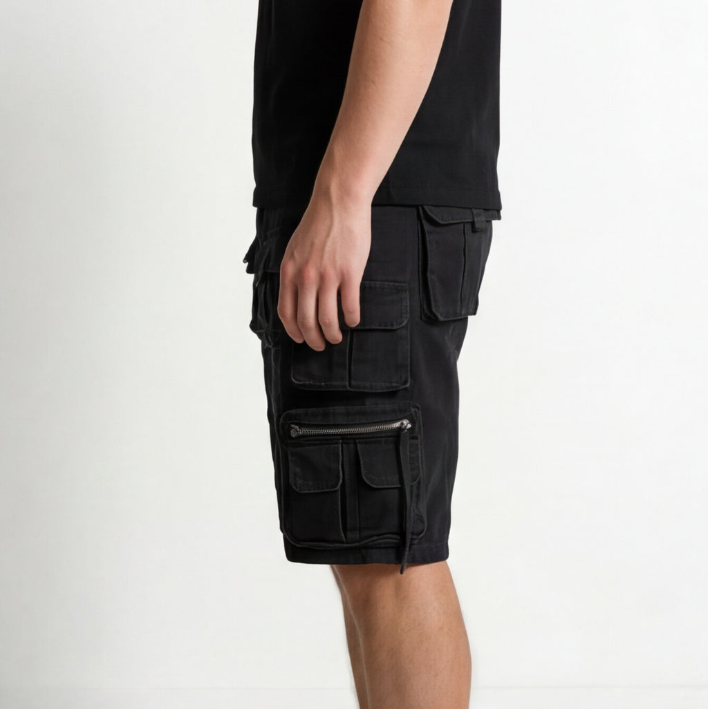 Black Carpenter Shorts