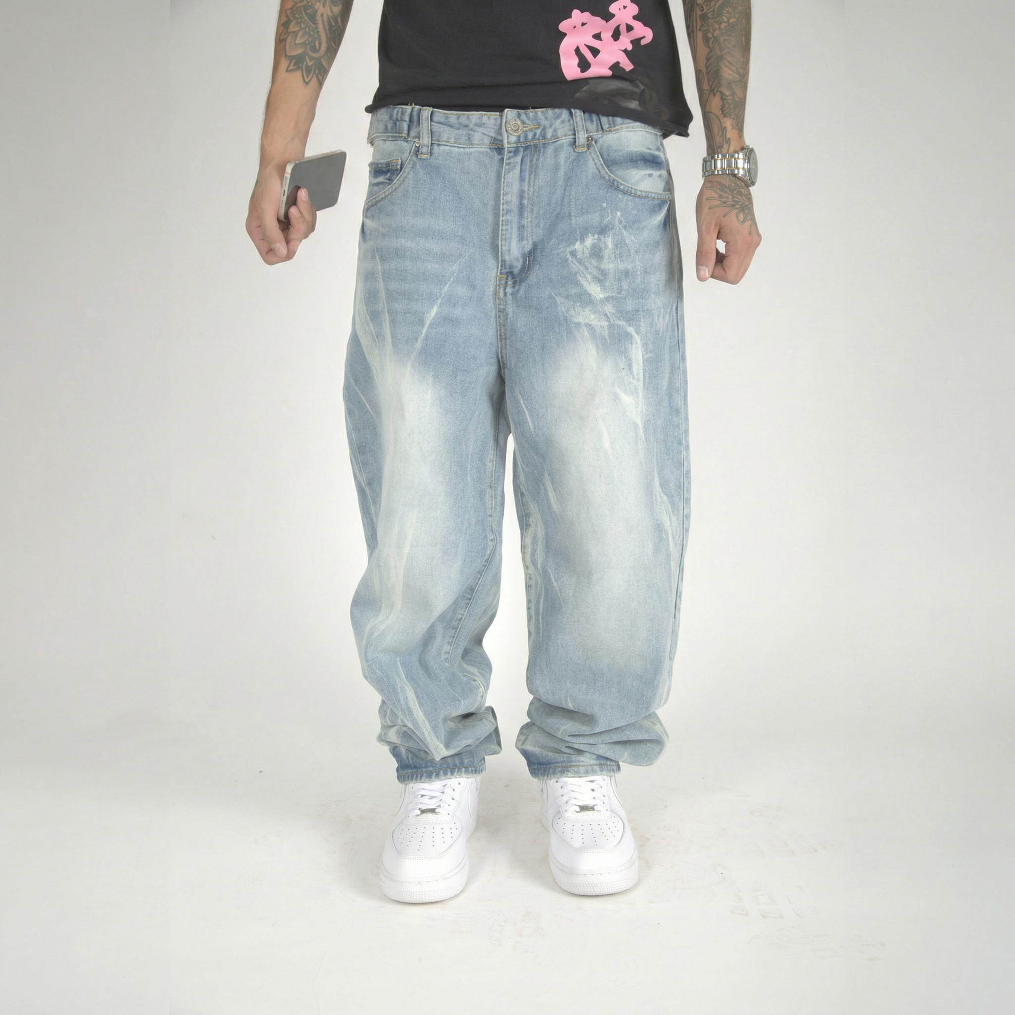 Frozen Loose Fit Jeans