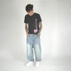 Frozen Loose Fit Jeans hombre Stylo 88, vista lateral — denim streetwear Chile