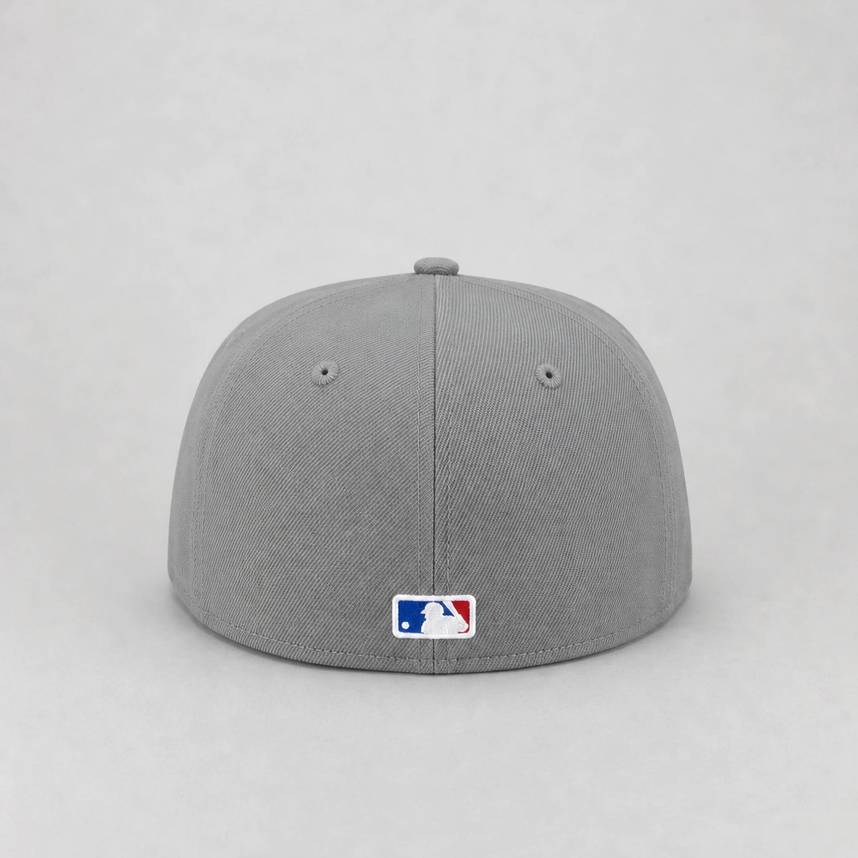 Gorra NY Grey New Era 59FIFTY, vista trasera — Stylo 88