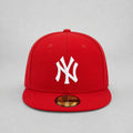 Gorra NY Red New Era 59FIFTY, vista frontal — Stylo 88
