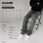 Grey Fashion Nova Flare Jeans hombre Stylo 88, vista adicional — denim streetwear Chile