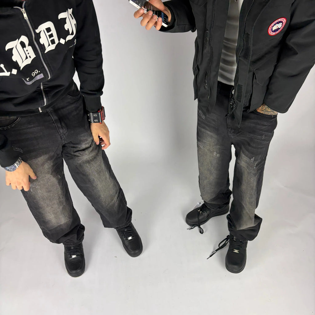 Lunar Loose Fit Jeans hombre Stylo 88, vista adicional — denim streetwear Chile
