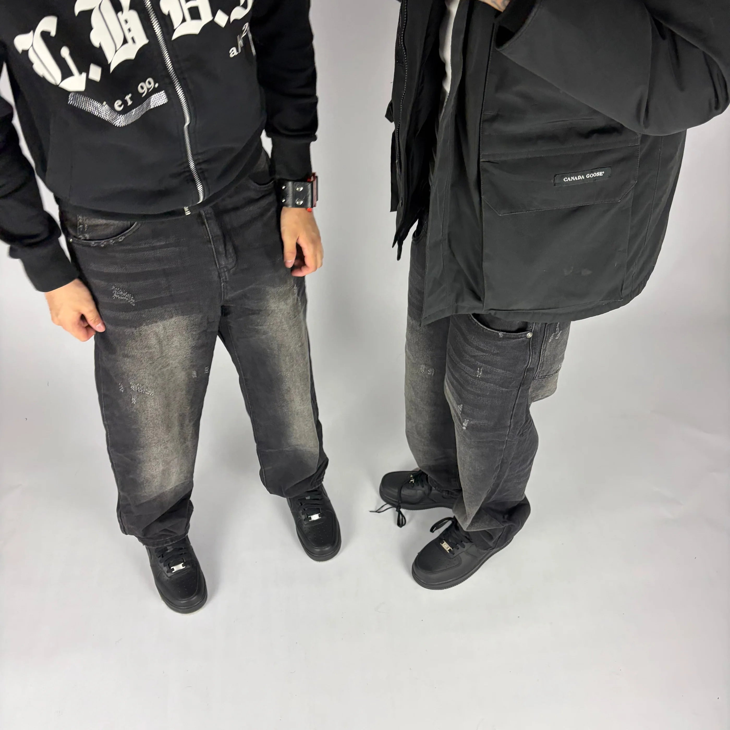 Lunar Loose Fit Jeans hombre Stylo 88, vista lateral — denim streetwear Chile
