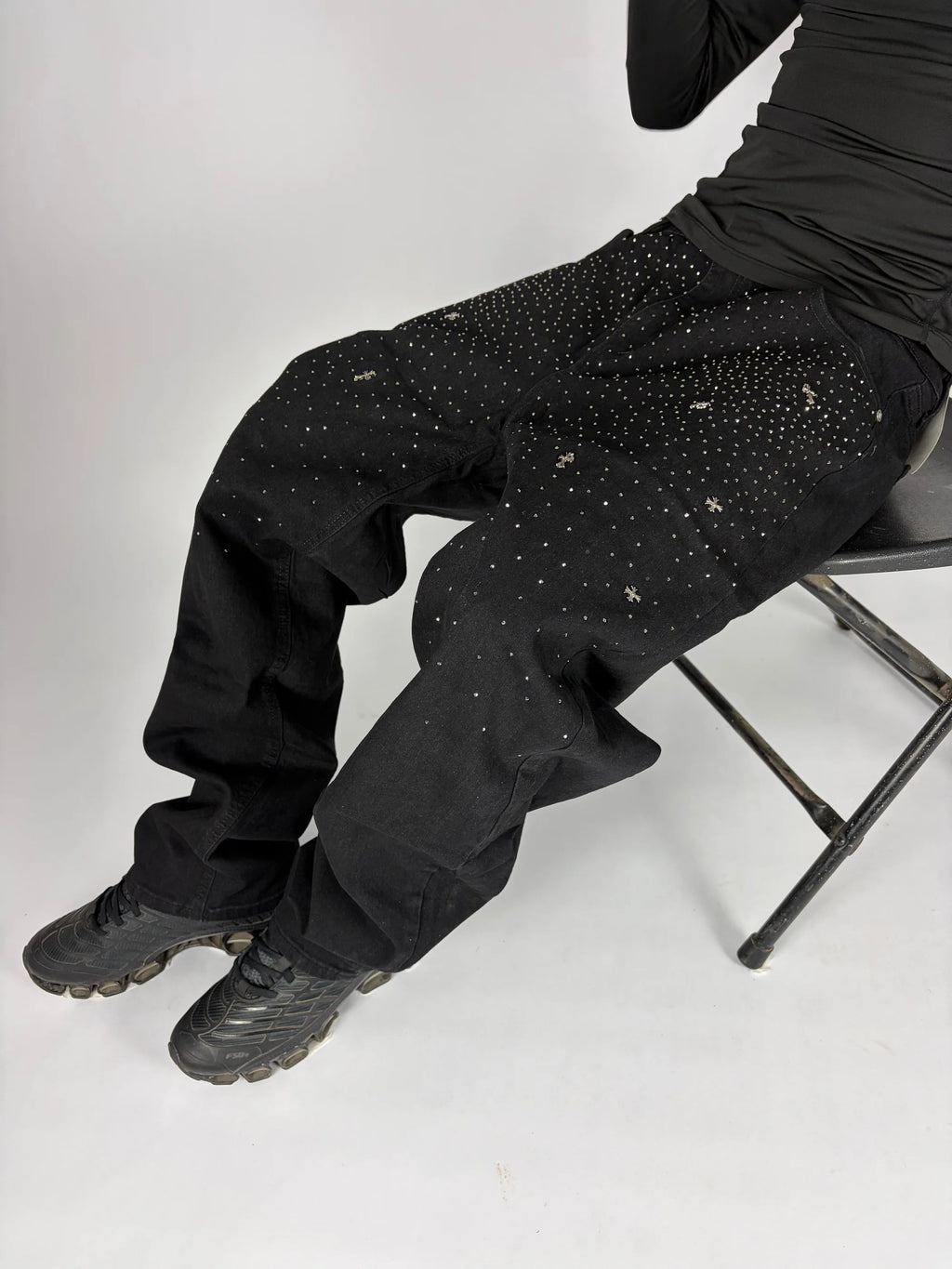 Night Cross Loose Fit Jeans hombre Stylo 88, vista adicional — denim streetwear Chile