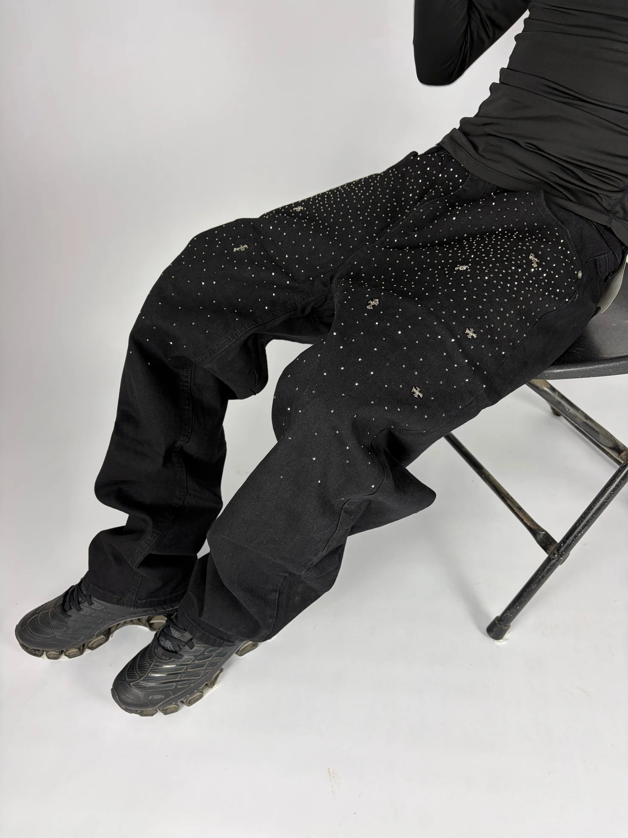 Night Cross Loose Fit Jeans hombre Stylo 88, vista adicional — denim streetwear Chile