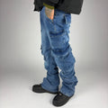Pocket Flare Cargo Jeans hombre Stylo 88, vista frontal — denim streetwear Chile