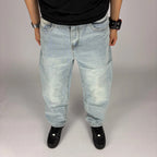 Polar Loose Fit Jeans hombre Stylo 88, vista frontal — denim streetwear Chile