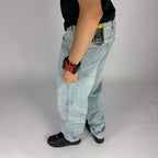 Polar Loose Fit Jeans hombre Stylo 88, vista lateral — denim streetwear Chile