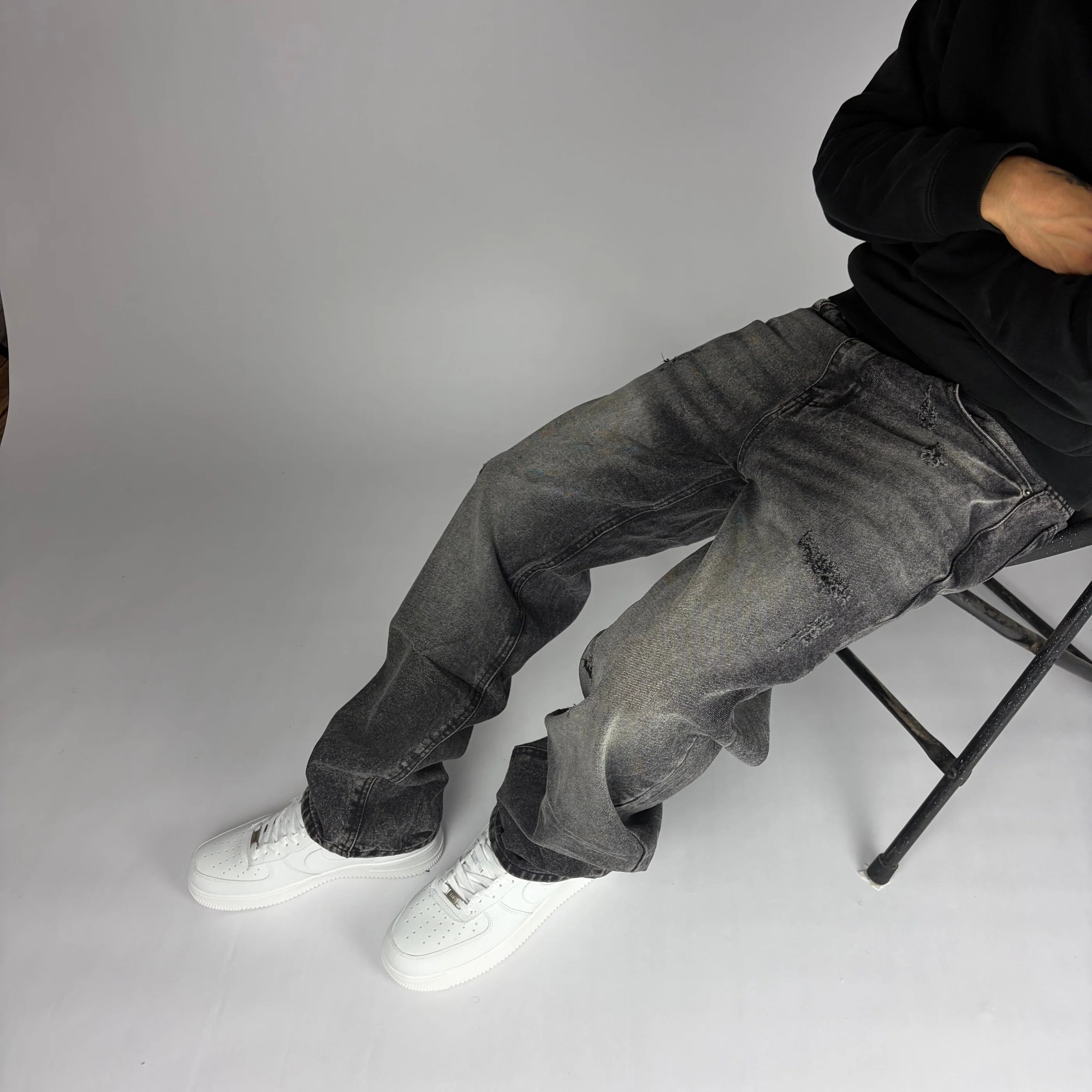 Pulsar Jeans hombre Stylo 88, detalle de tela y costuras — denim streetwear Chile