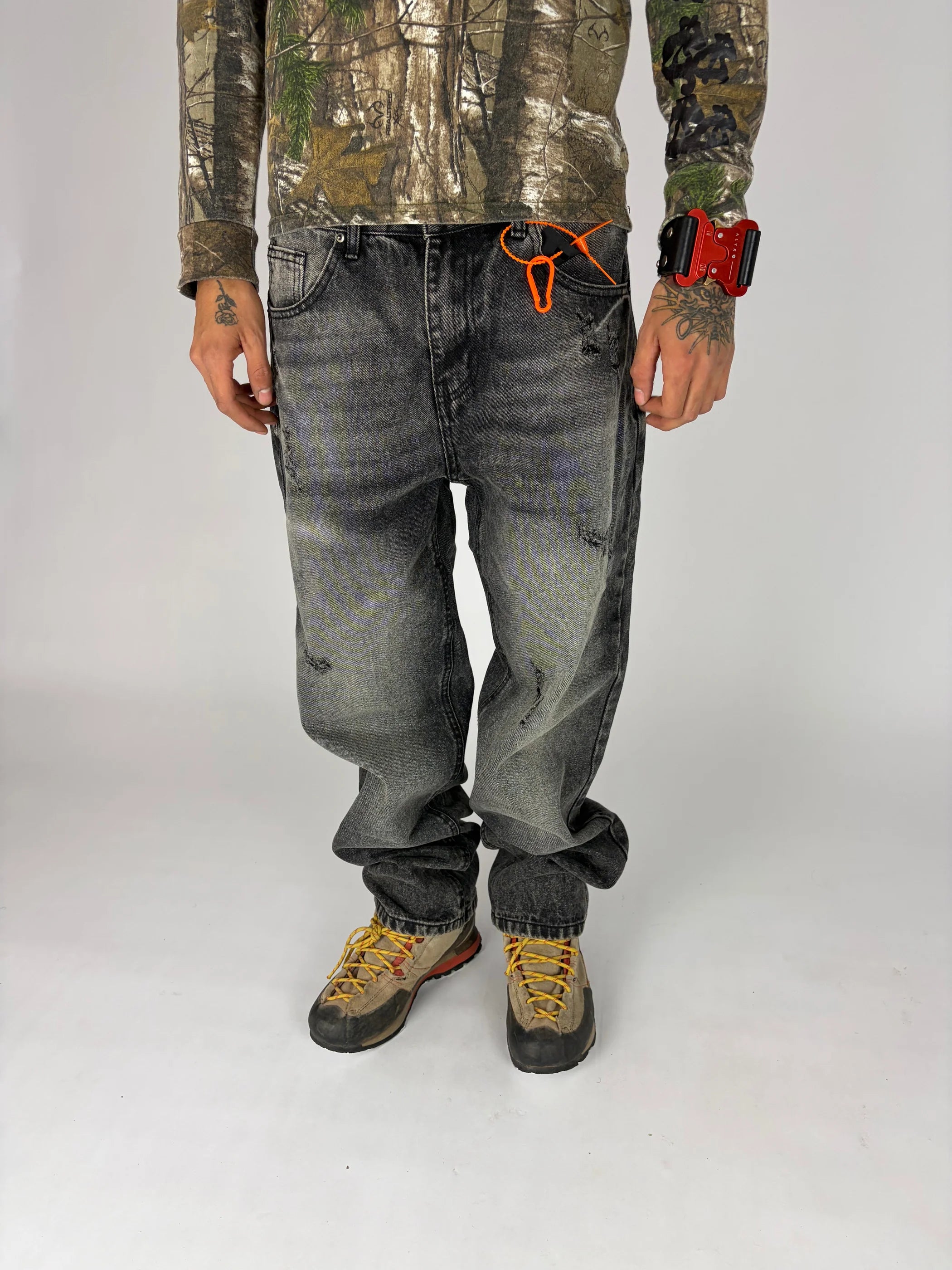Pulsar Jeans hombre Stylo 88, vista trasera con detalle de bolsillos — denim streetwear Chile