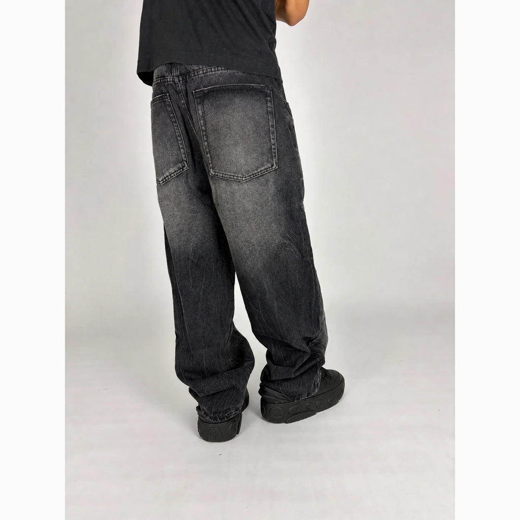 Quasar Baggy Jeans hombre Stylo 88, vista posterior con Puma LaFrancé 3X Black