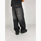 Quasar Baggy Jeans hombre Stylo 88, vista posterior con Puma LaFrancé 3X Black