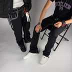 Reaper Flare Jeans hombre Stylo 88, look completo en modelo — denim streetwear Chile