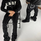 Reaper Flare Jeans hombre Stylo 88, vista trasera con detalle de bolsillos — denim streetwear Chile