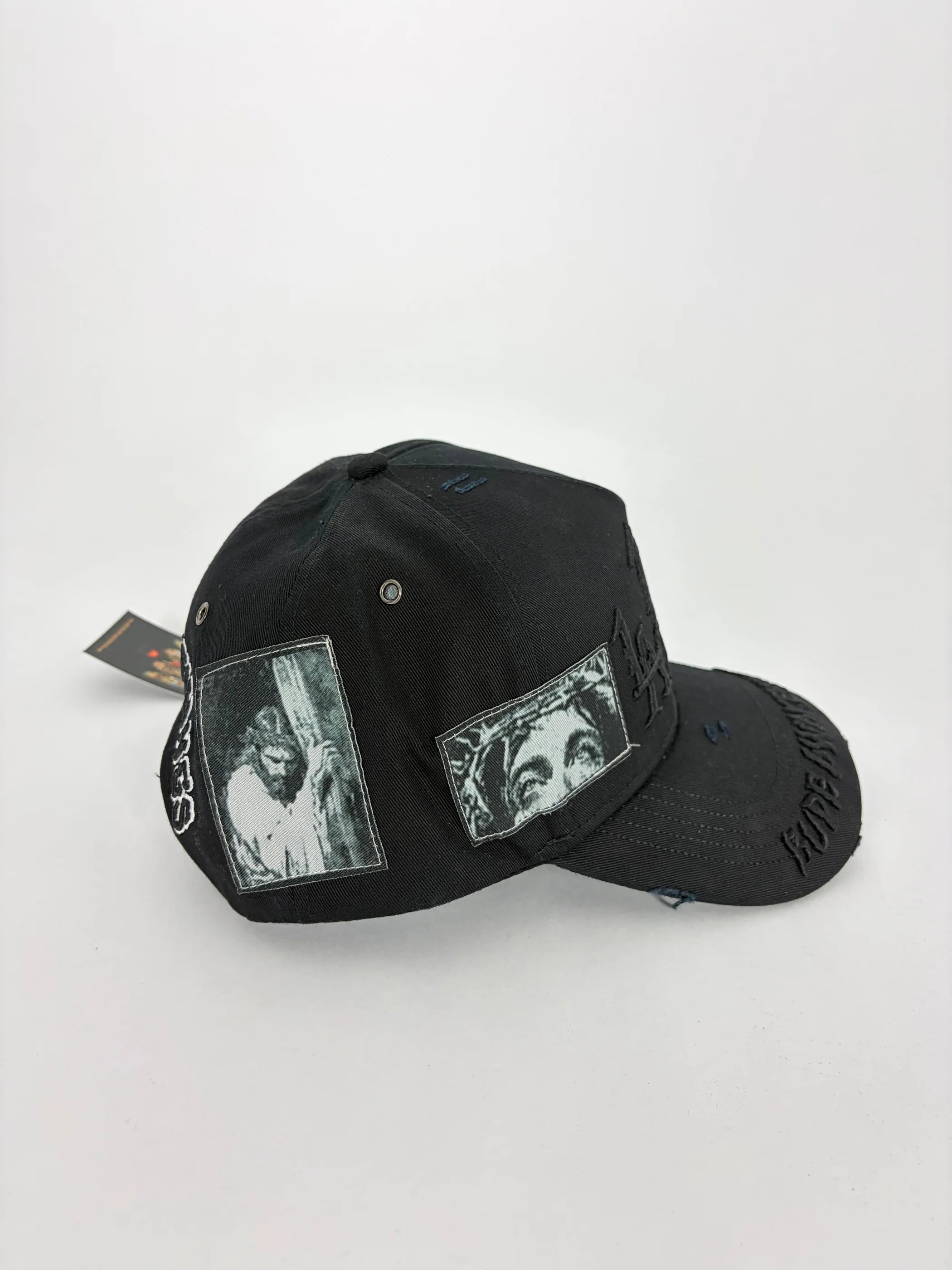 Rude Awakenings The Messiah gorra unisex Stylo 88, vista trasera con detalle de bolsillos — cap streetwear Chile