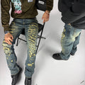 Wasted Flare Jeans hombre Stylo 88, vista frontal — denim streetwear Chile
